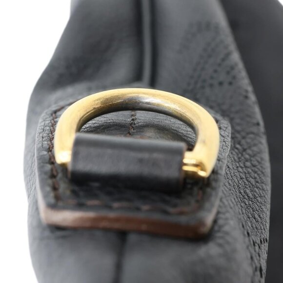 Louis Vuitton  Selene MM Mahina Leather Tote Shoulder Bag Black - Picture 13 of 16